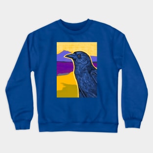 CANDID CRITTERS Crow Crewneck Sweatshirt